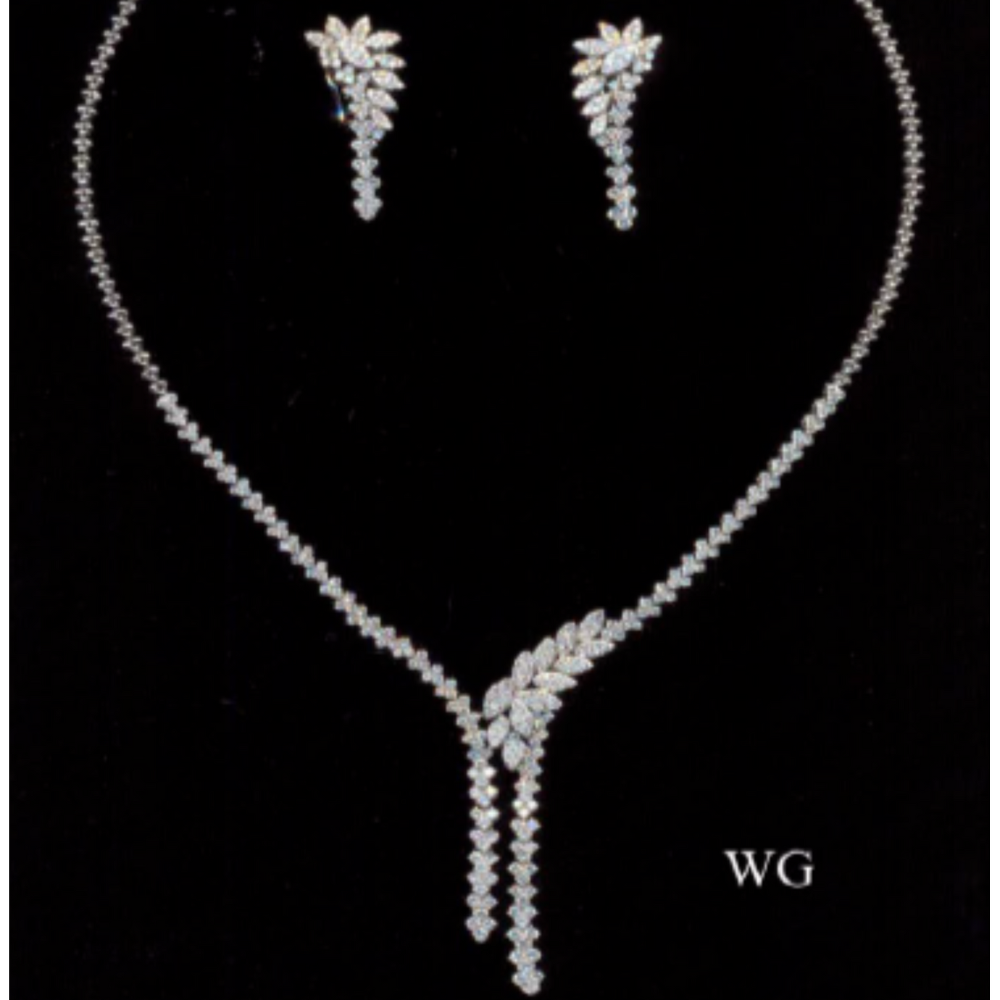 Fuchsia Diamond Necklace