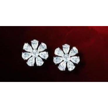 Flower Diamond Earrings