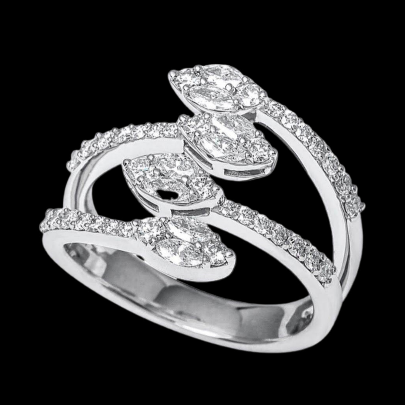 Snake Diamond Ring