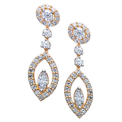 April Diamond Earrings