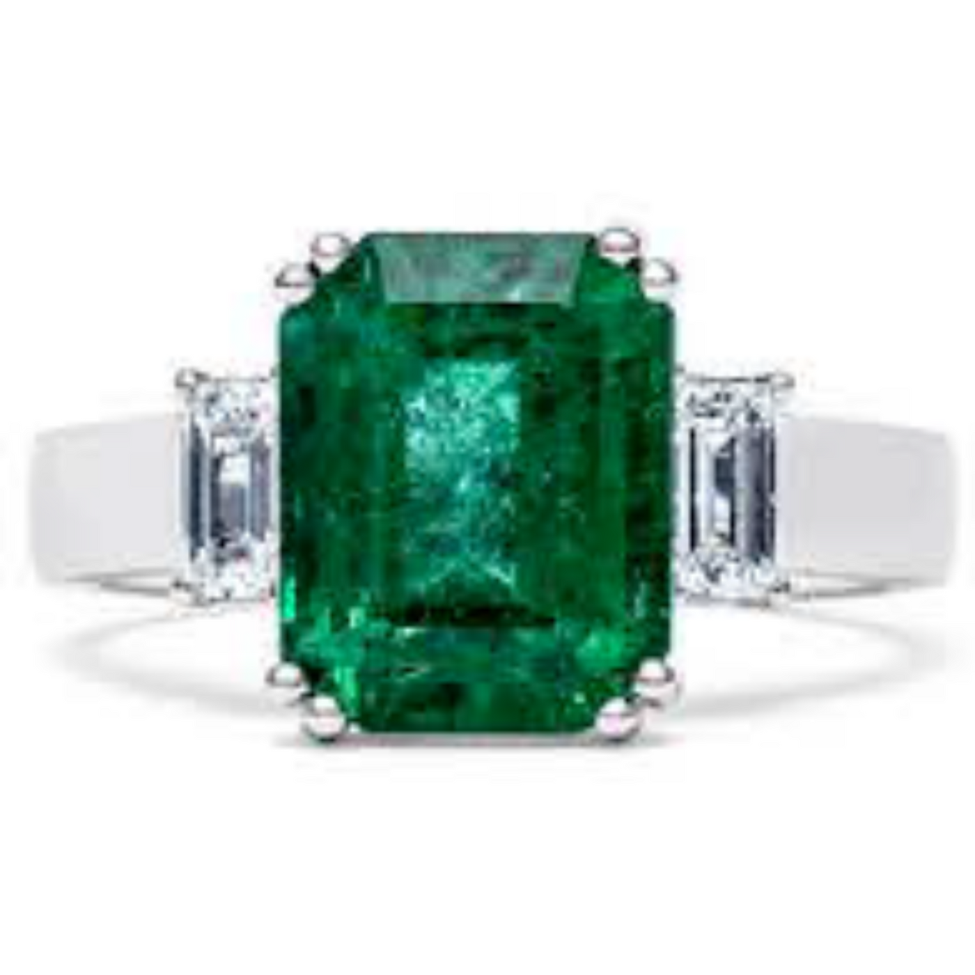 Alivia Diamond Emerald Ring