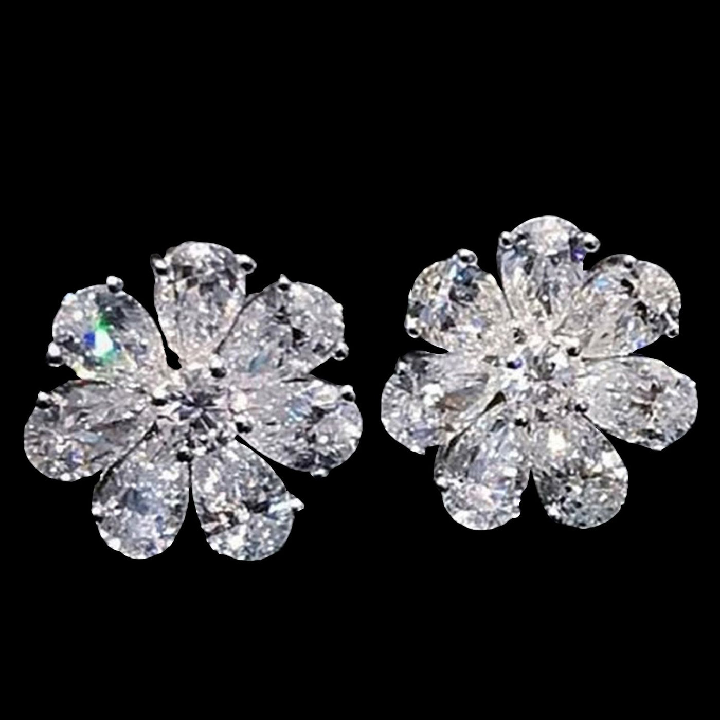 Flower Diamond Earrings