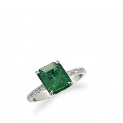 Alina Green Emerald ring